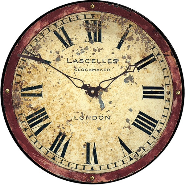 Roger Lascelles Clocks 36cm Antique London Clockmaker's Dial Wall Clock